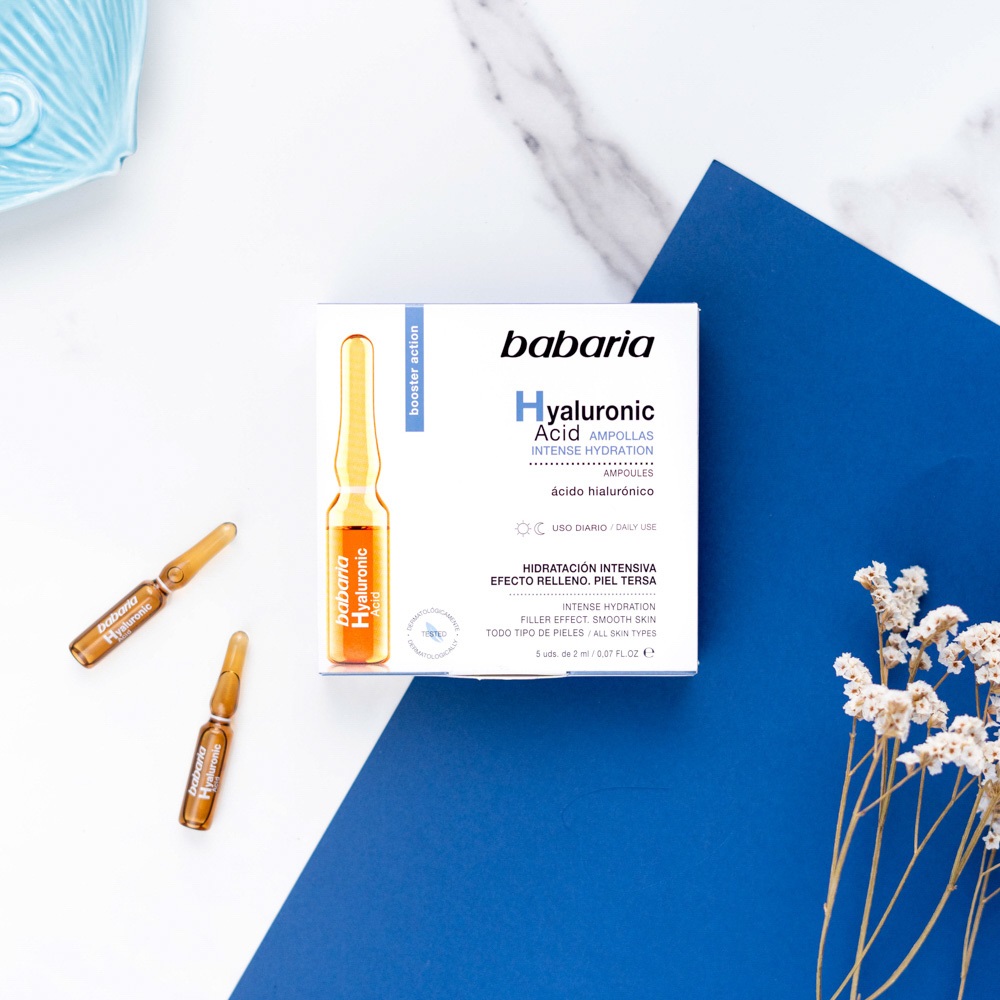 Babaria Siero Viso Acido Ialuronico - Ampolle 10 ml per Donna