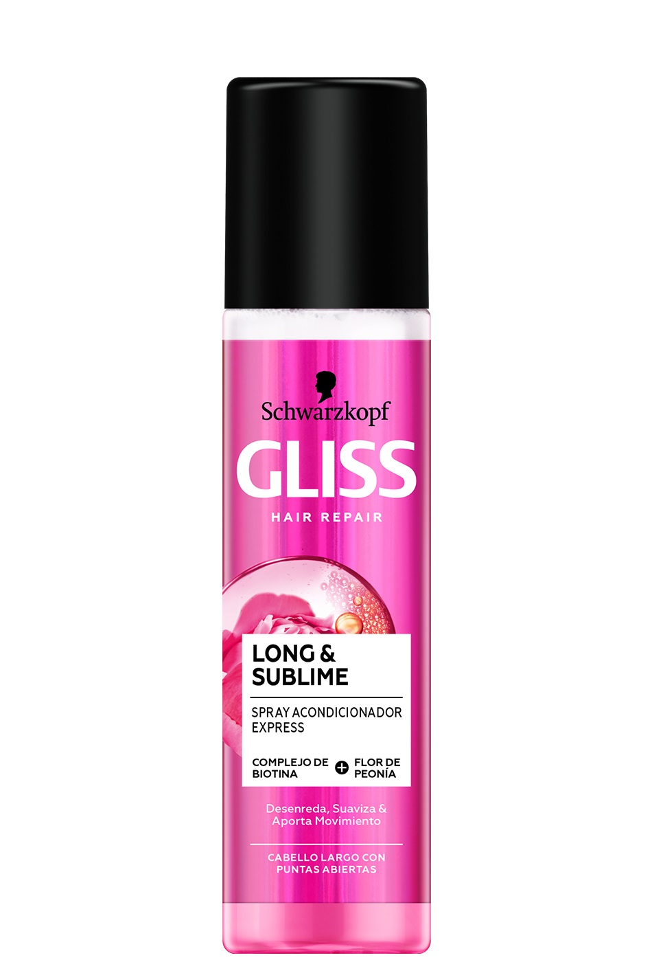 Schwarzkopf Gliss Kur LONG & SUBLIME Balsamo Leave-In 200 ml - Leggero e Adatto per Capelli Fini
