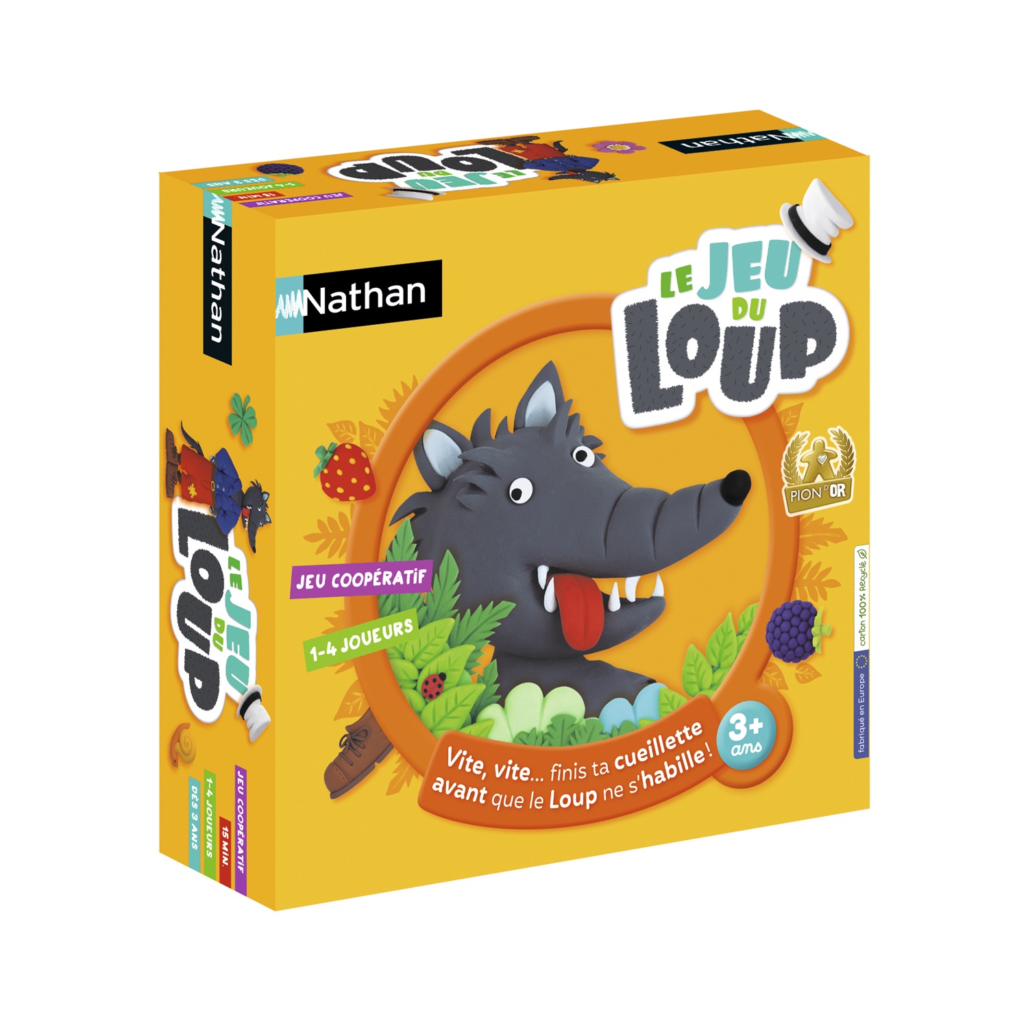 Nathan Il Gioco del Lupo - Gioco da Tavolo per Bambini, Versione Francese