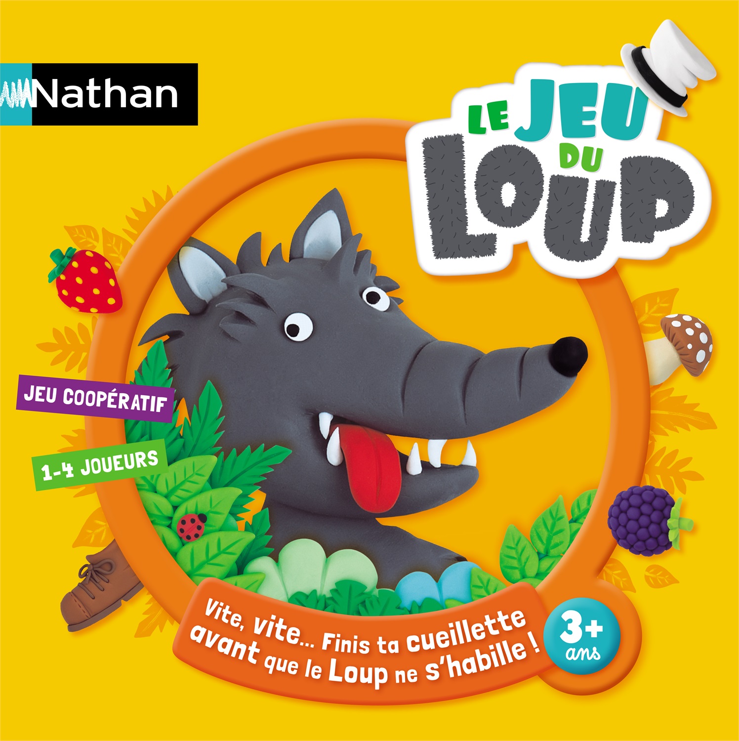 Nathan Il Gioco del Lupo - Gioco da Tavolo per Bambini, Versione Francese