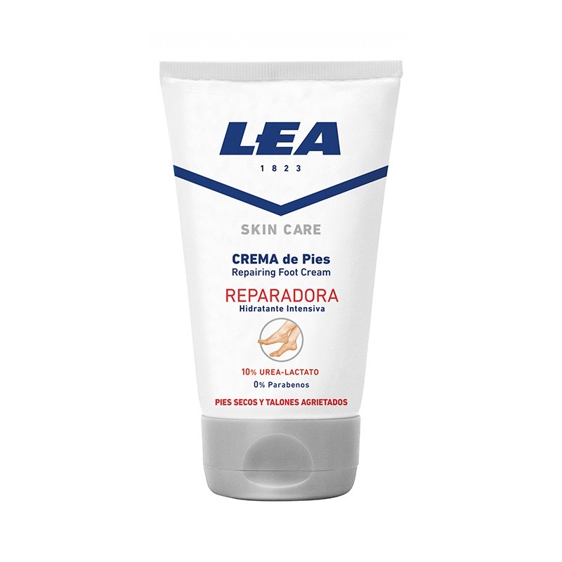 Lea Crema Riparatrice per Piedi 125 ml - Idratante con 10% di Urea per Piedi Secchi e Screpolati