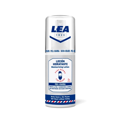 LEA Lozione Ammorbidente per Barba e Pelle 75 ml - Idratante e Condizionante per Barbe e Pelli Sensibili