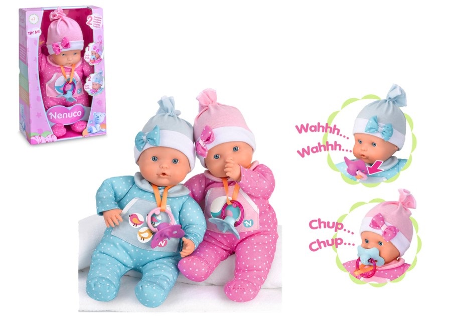 Famosa Bambola Nenuco Piange - Morbida e Tenero Compagno di Giochi per Bambini