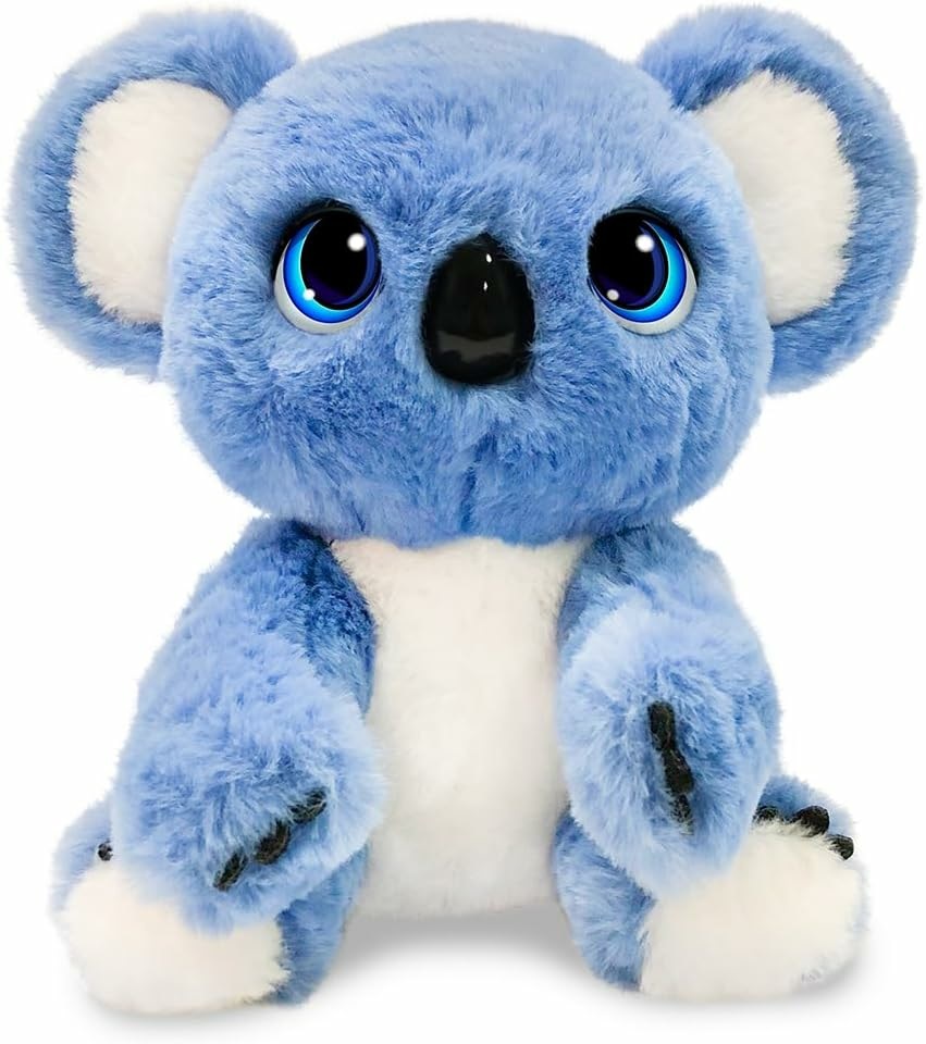 Famosa My Fuzzy Friends Peluche Interattivo Koala con Oltre 50 Reazioni e Biberon - 26 cm Multicolore