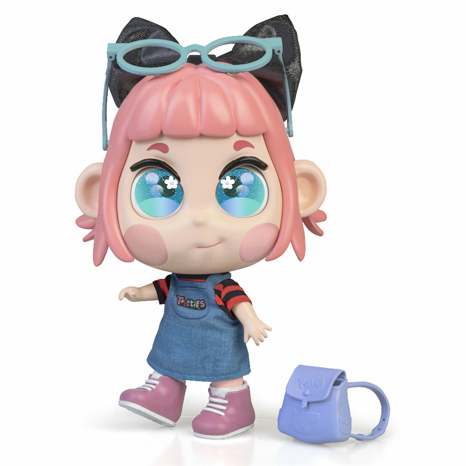 Famosa Trotties Bambola Sophie da Parigi - 25 cm, con zaino e mappa, per bambine dai 3 anni, con potere magico di dare vita ai disegni