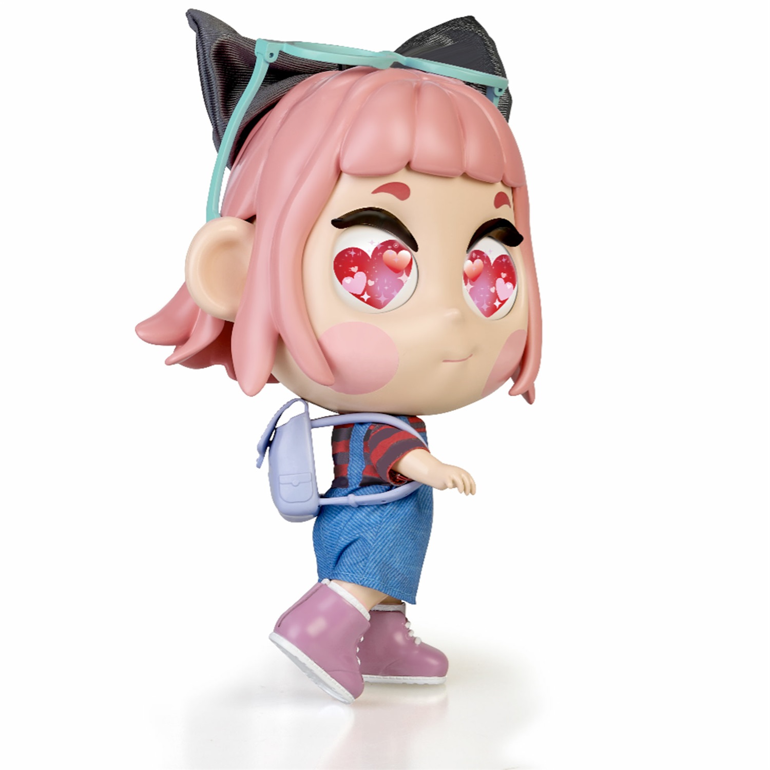 Famosa Trotties Bambola Sophie da Parigi - 25 cm, con zaino e mappa, per bambine dai 3 anni, con potere magico di dare vita ai disegni