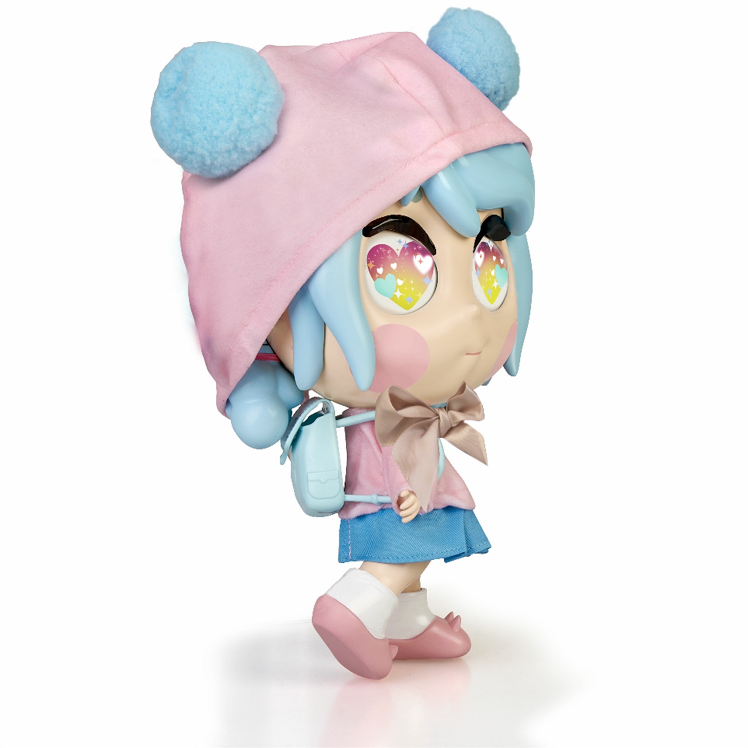 Famosa Trotties Bambola Mia da Tokyo - Bambola alta 25 cm con zaino e mappa, empatica e socievole, per bambini dai 3 anni