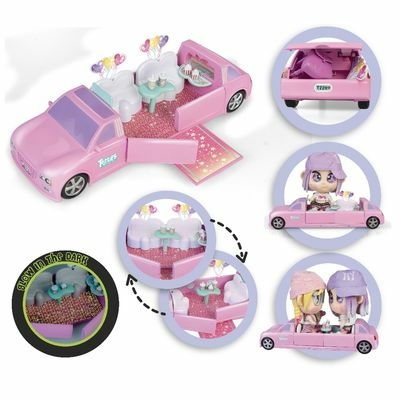 Famosa Trotties Emma & Limo - Bambola da New York con Limousine, 25 cm, per bambini dai 3 anni