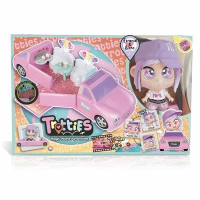 Famosa Trotties Emma & Limo - Bambola da New York con Limousine, 25 cm, per bambini dai 3 anni