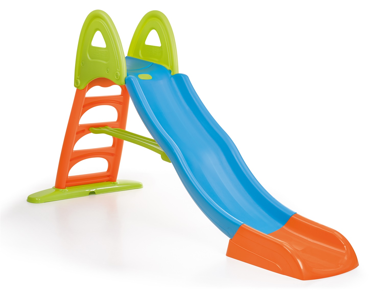 FEBER Super Mega Scivolo XXL con Acqua - Pieghevole, Scaletta Antiscivolo, Sponde Alte, Portata 30 Kg