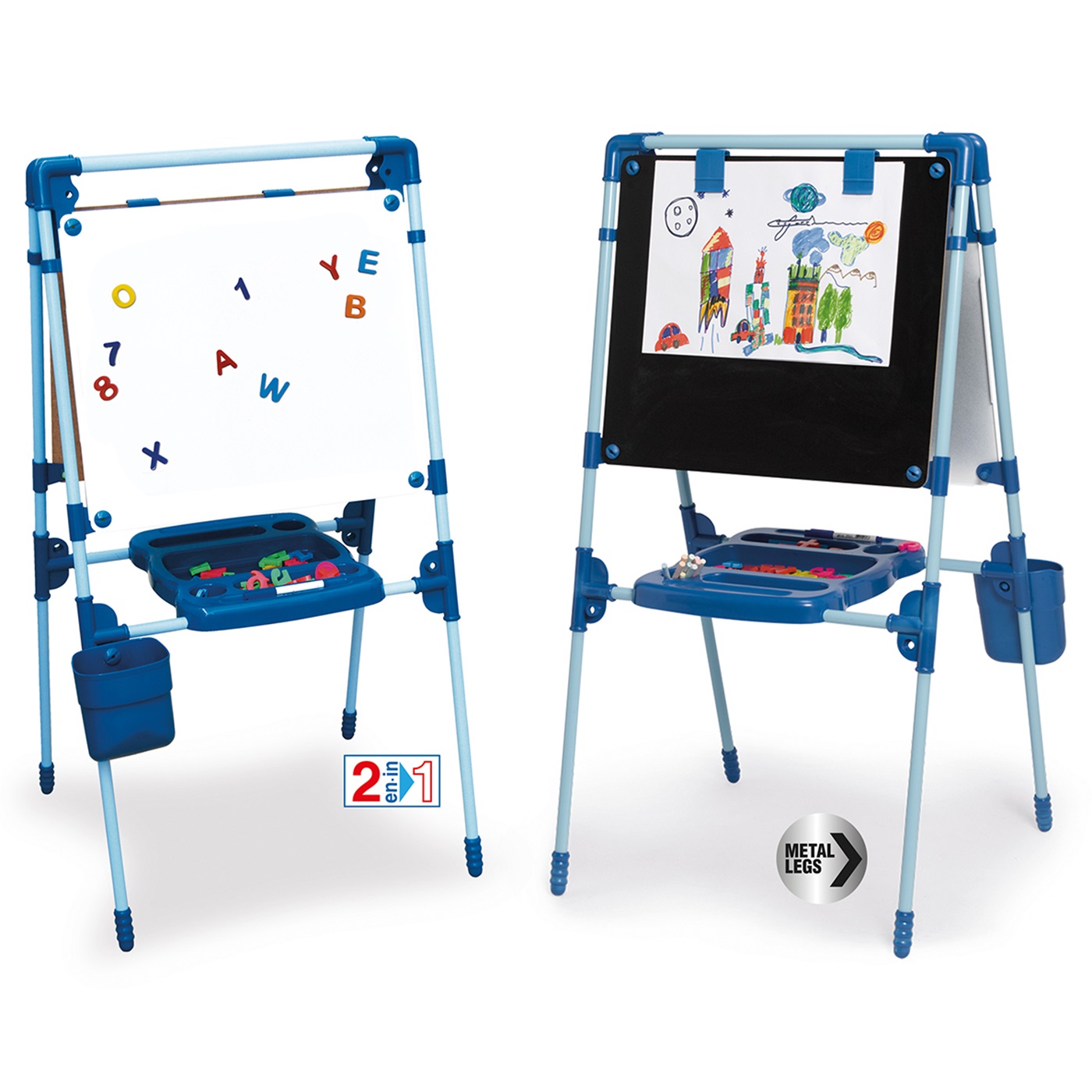 Chicos Lavagna Comby Magnetica 52112 - 2 in 1, 63 x 60 x 120 cm, con 64 accessori