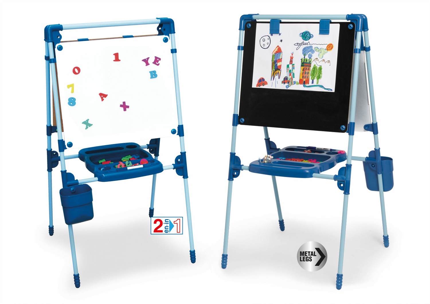 Chicos Lavagna Comby Magnetica 52112 - 2 in 1, 63 x 60 x 120 cm, con 64 accessori