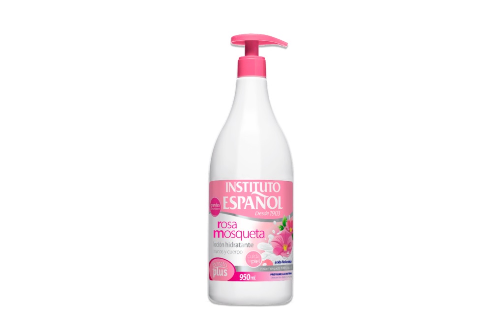 Instituto Español Latte Corpo Rosa Mosqueta 950 ml - Idratante, Rigenerante e Anticicatrici con Acido Ialuronico
