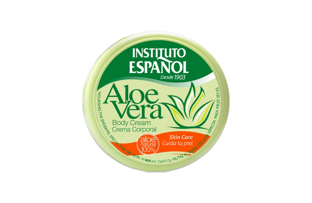 Instituto Español Crema Corpo Aloe Vera 400 ml - Idratante e Nutriente per Tutti i Tipi di Pelle