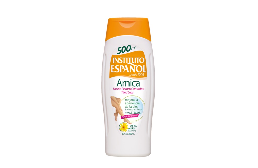 Instituto Español Arnica Lozione per Gambe Stanche 500 ml - Idratante e Rinfrescante