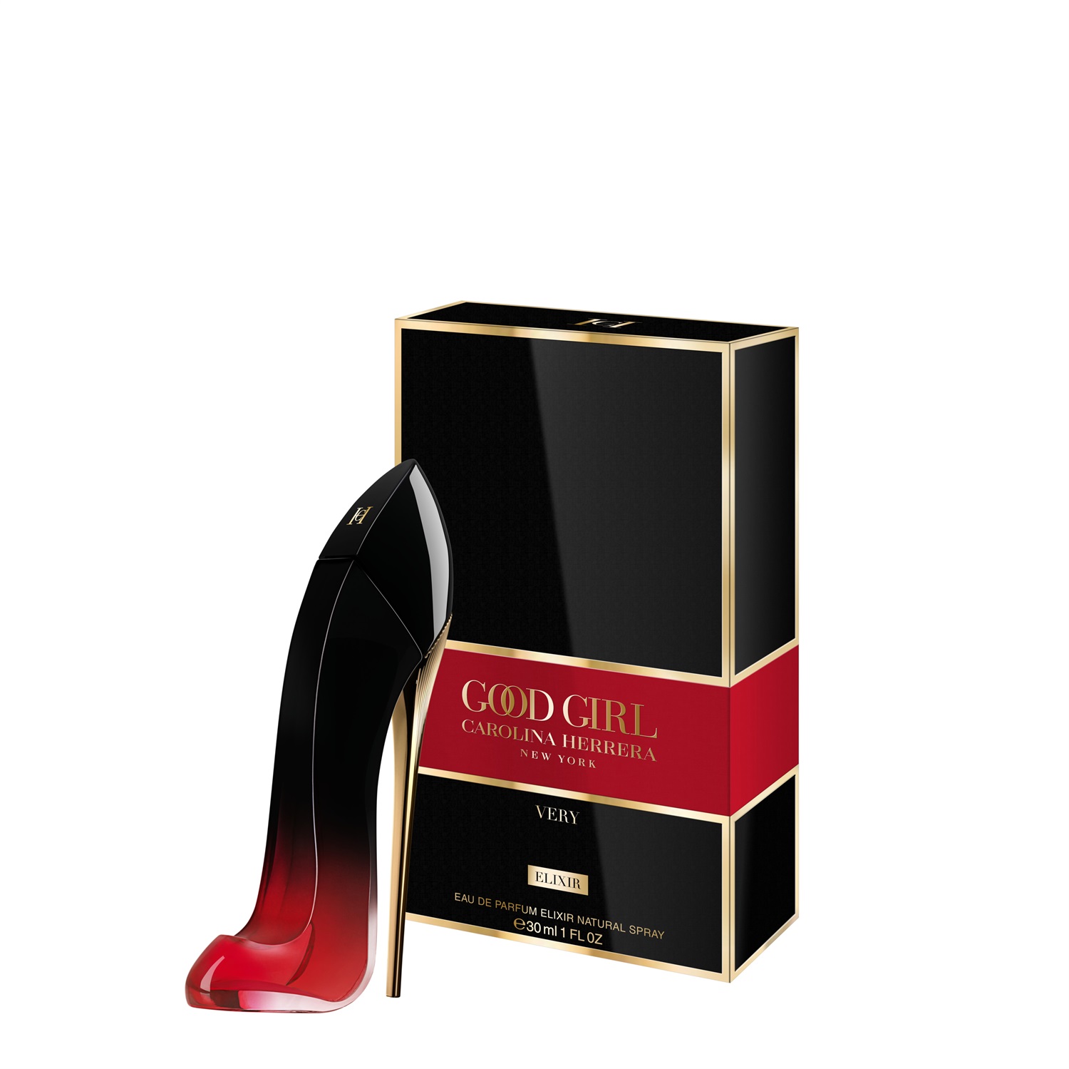 Carolina Herrera Very Good Girl Elixir Eau de Parfum 30 ml - Profumo Donna con Ciliegia Nera e Mandorla Amara