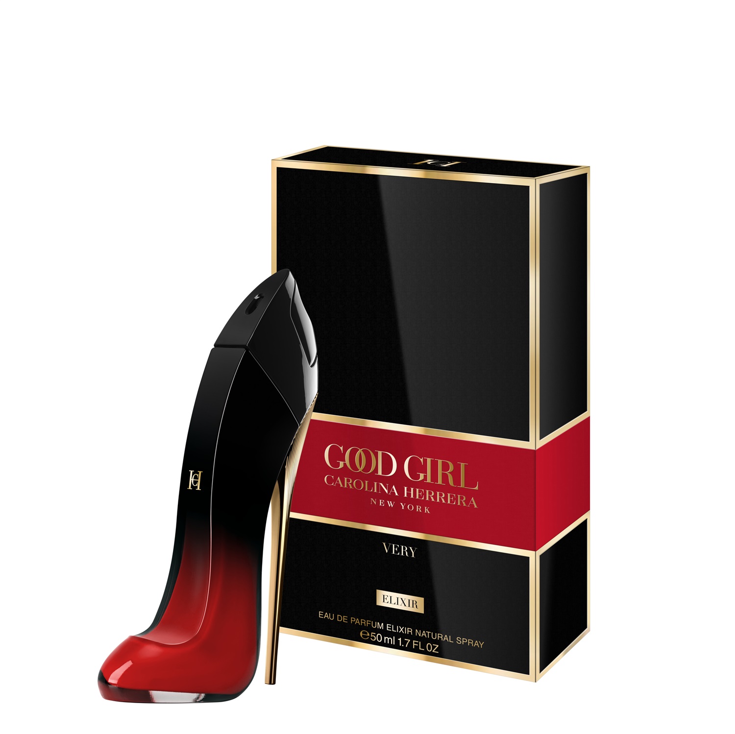 Carolina Herrera Very Good Girl Elixir Eau de Parfum 50 ml - Profumo Donna, Floreale e Fruttato