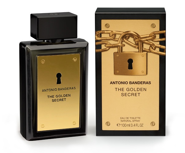 Antonio Banderas The Golden Secret Eau de Toilette Spray 100 ml Uomo - Fragranza con Menta, Liquore di Mela, Pepe Rosso Piccante e Noce
