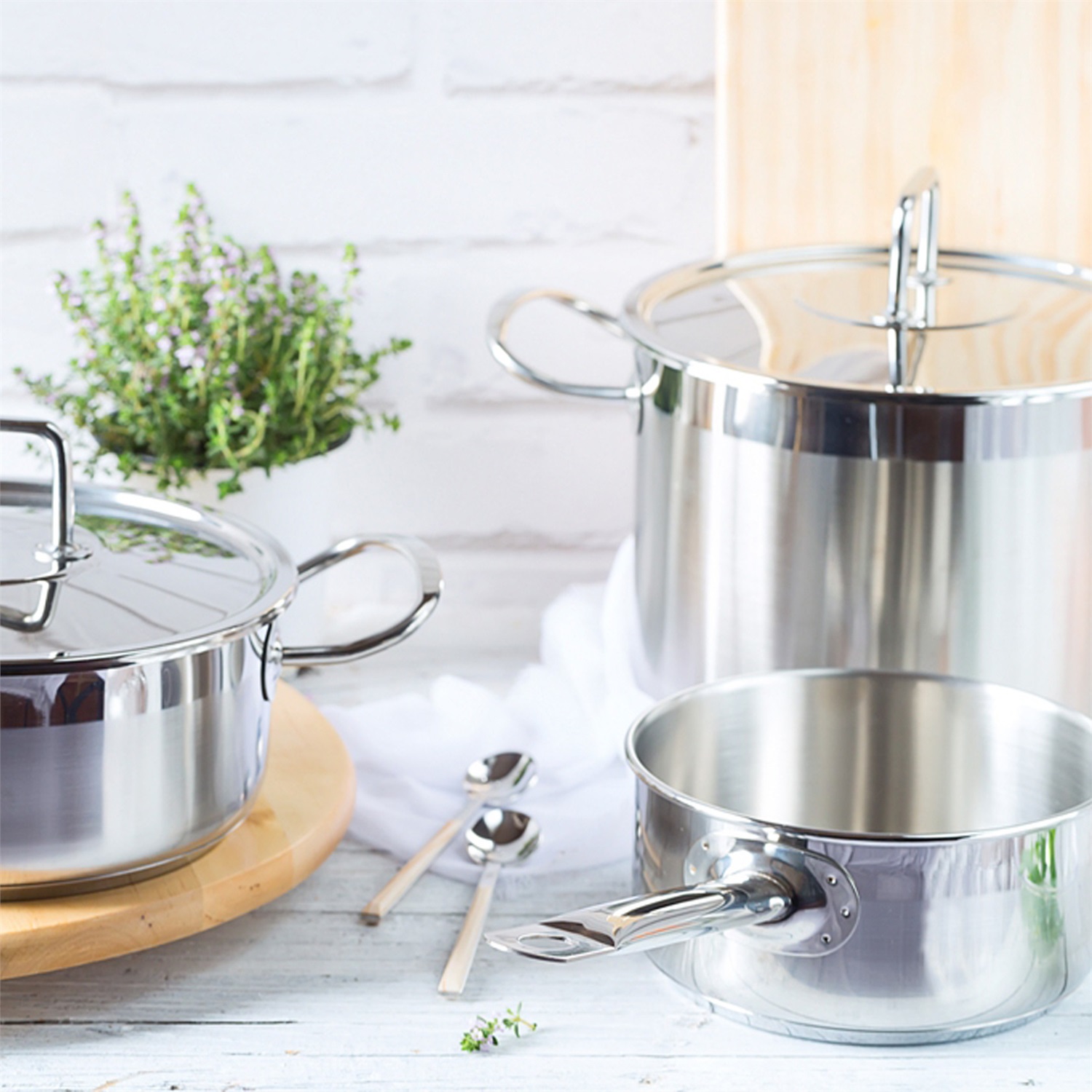 BRA Profesional A343954 pentola 6,5 L Acciaio inox