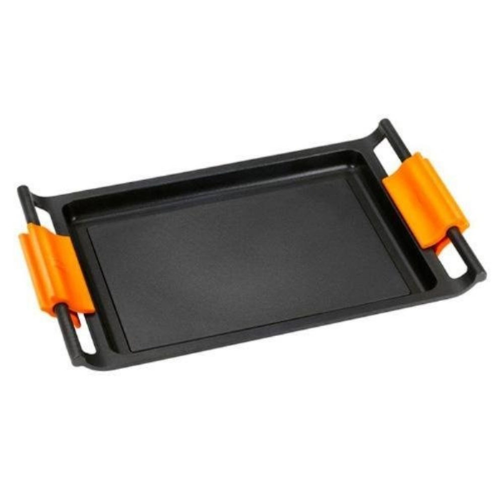 BRA Efficient Griglia in Alluminio Pressofuso 35 cm con Rivestimento Antiaderente Teflon Platinum Plus