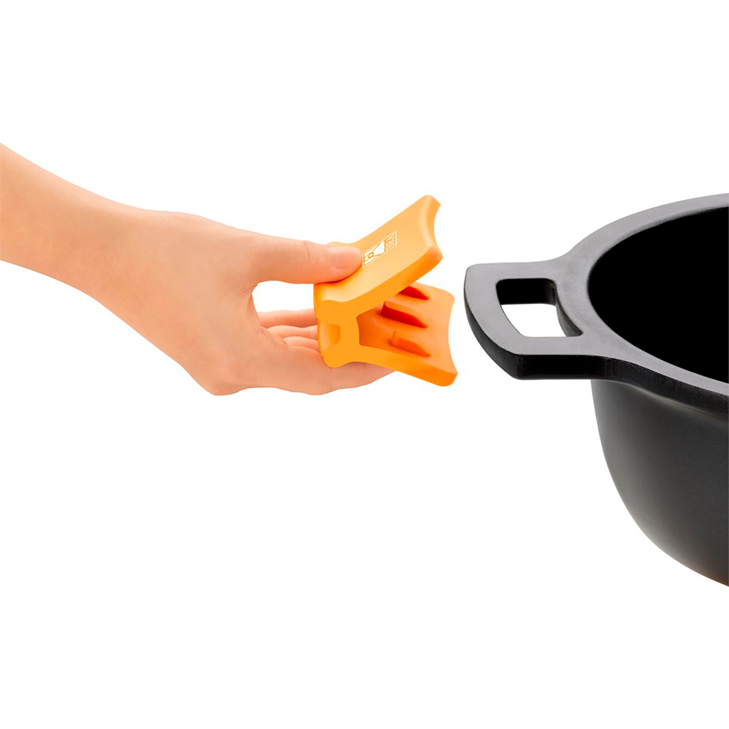 BRA Efficient Casseruola Bassa Antiaderente 16 cm con Coperchio in Vetro e Maniglie in Silicone