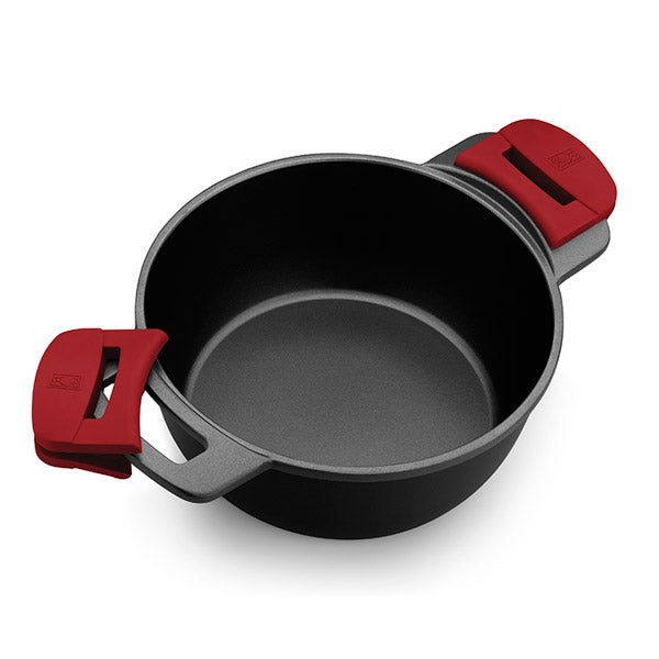 BRA Premiere A410328 padella 5,7 L Rotondo Nero, Rosso