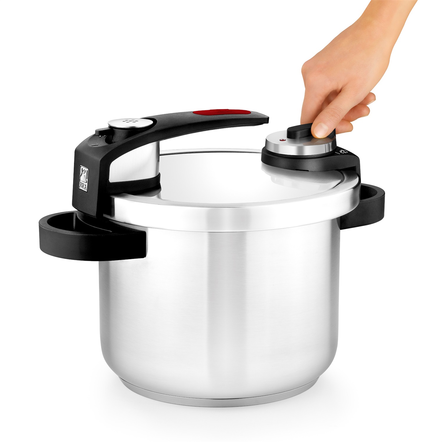 BRA A185601 pentola a pressione 4 L Argento