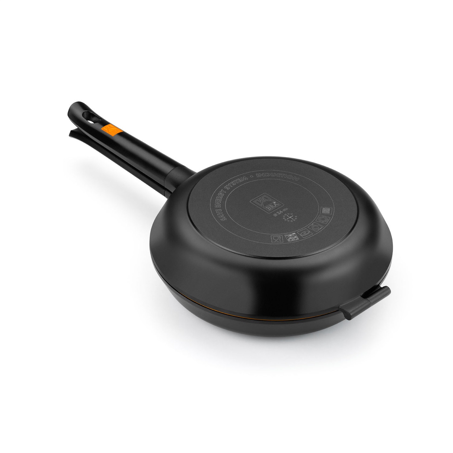 BRA Efficient A271464 padella Padella per omelette Rotondo