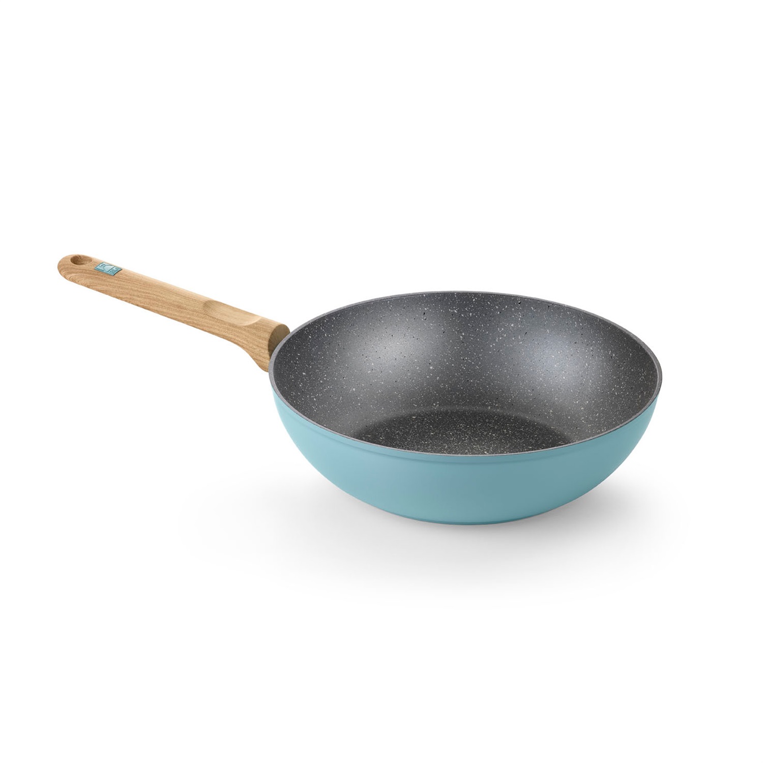 BRA Nordik Wok 28 cm in Alluminio Forgiato con Rivestimento Antiaderente, Adatto a Tutti i Fornelli Inclusa Induzione