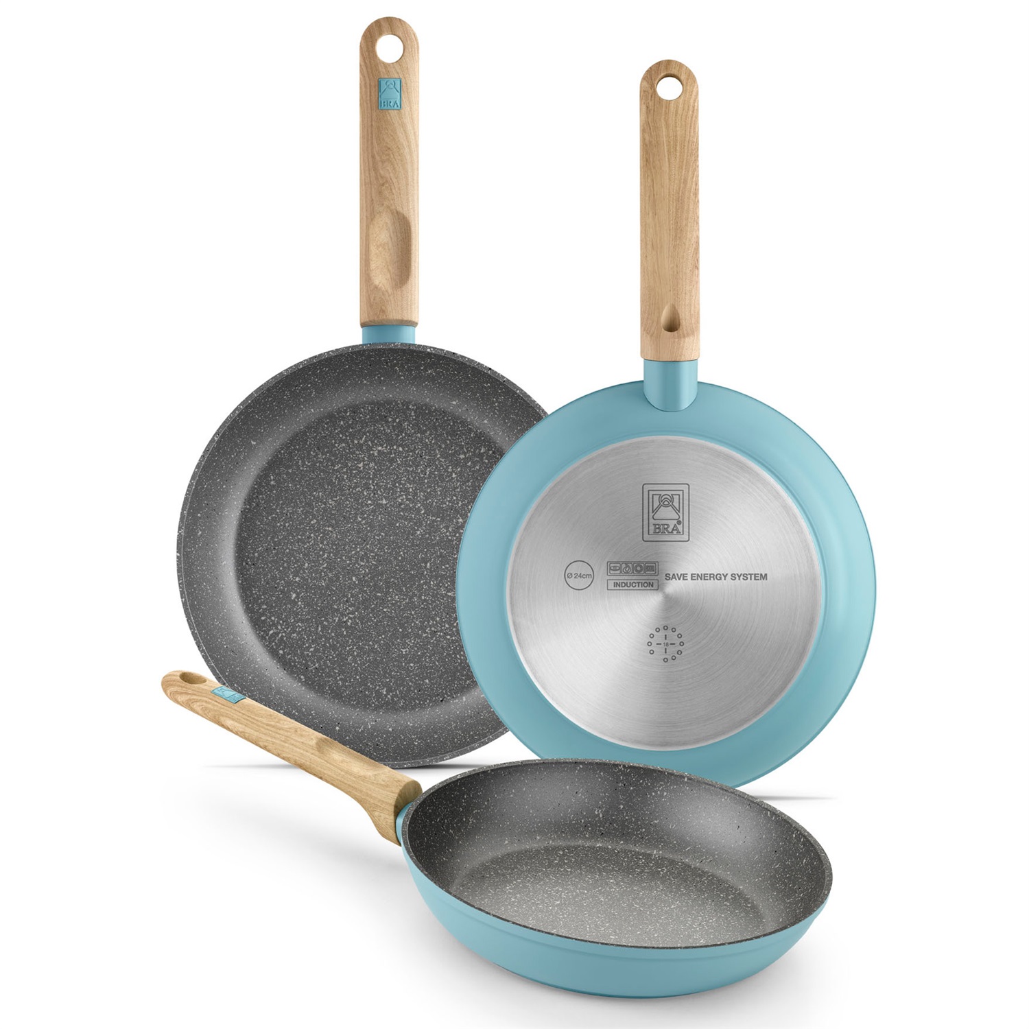BRA A122233 set di pentole