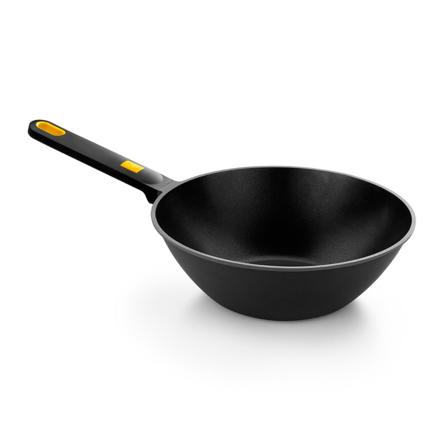 BRA Wok Daily Pro in Alluminio Pressofuso Ø28 cm con Rivestimento Antiaderente a Tre Strati