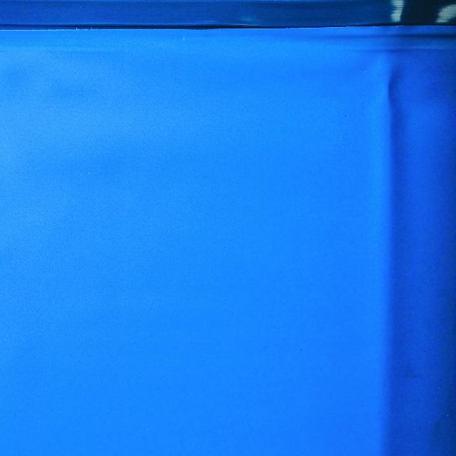 Gre KITPROV503W Piscina Ovale da Esterno in Acciaio Effetto Legno - 500 x 300 x 120 cm, Capacità 14550 L, Liner Blu, Filtro a Cartuccia e Scaletta di Sicurezza