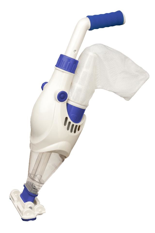 Gre VCB10 - Aspiratore Elettrico per Piscina, 25 W, 37 l/h, Autonomia 60 Minuti, Batteria Ricaricabile