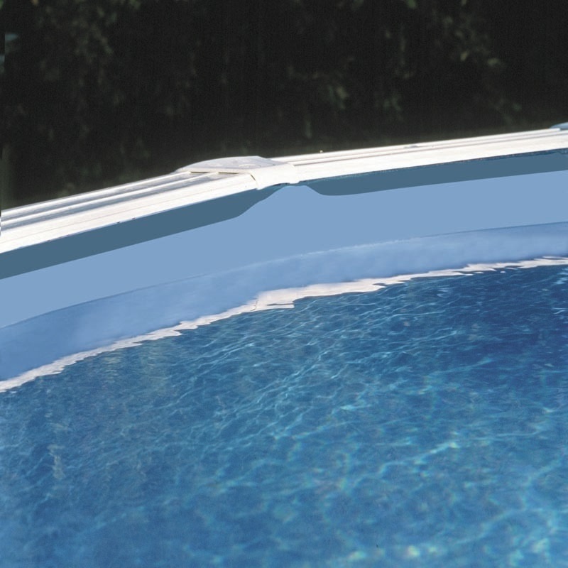 GRE FPR451 Liner Blu per Piscina Rotonda Ø 460 cm h 120 cm - Sistema con Aggancio Integrato