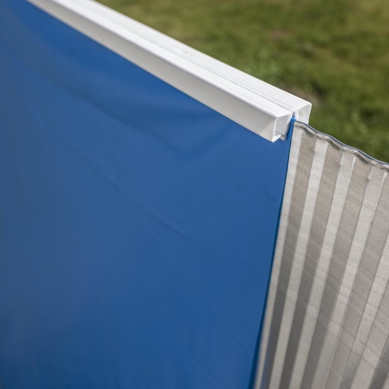 GRE FPR451 Liner Blu per Piscina Rotonda Ø 460 cm h 120 cm - Sistema con Aggancio Integrato