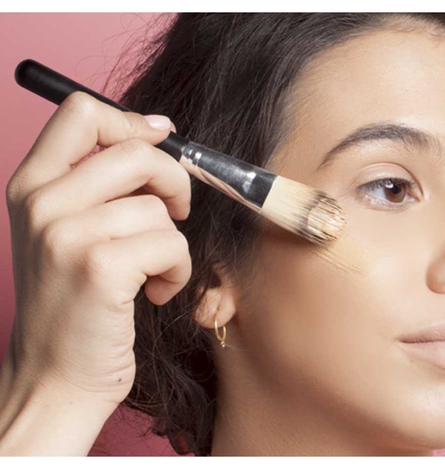 Beter N.21 Pennello per Trucco Liquido con Setole Sintetiche - Applicazione Precisa e Finitura Professionale