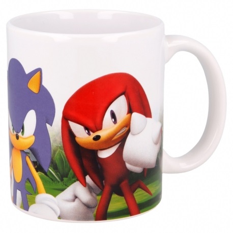 Stor 00497 Tazza in Ceramica Multicolore 325 ml - Design Sonic The Hedgehog