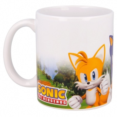 Stor 00497 Tazza in Ceramica Multicolore 325 ml - Design Sonic The Hedgehog