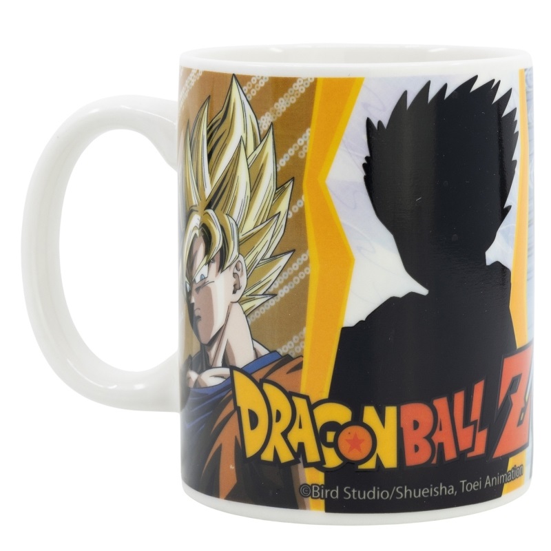 Stor Tazza da Caffè Termoreattivo Dragon Ball Z - Ceramica 325 ml con Son Gohan, Son Goku, Trunks e Vegeta