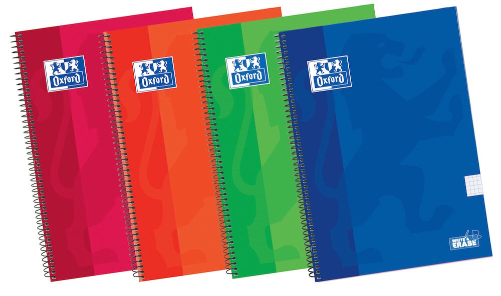 Oxford Quaderno 80 Fogli 4 x 4 Assortiti