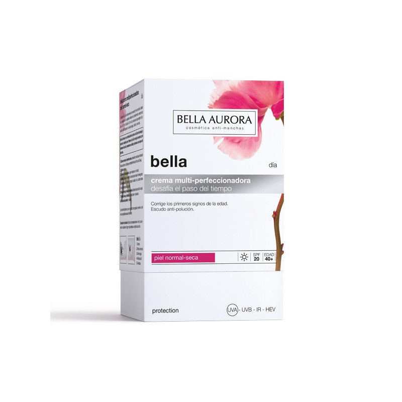 BELLA AURORA Crema da Giorno Multi-Perfecting 50 ml - Anti-invecchiamento, Antirughe e Trattamento Antimacchie per Pelle 40