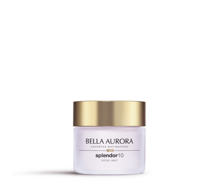 Bella Aurora Crema da Notte Splendor 10 - Antietà, Antirughe e Anti-macchie per Donna 50 anni, 50 ml