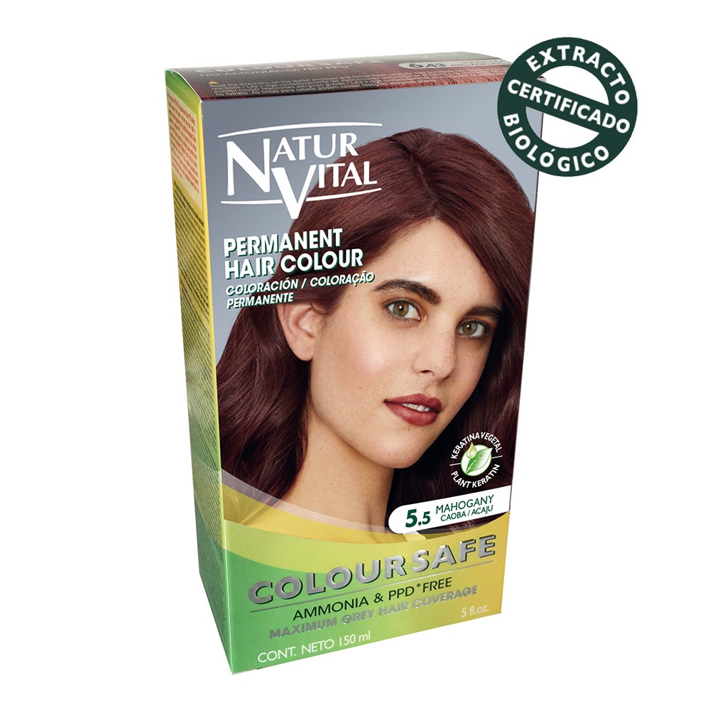 Naturaleza y Vida Coloursafe colore per capelli Mogano 150 ml