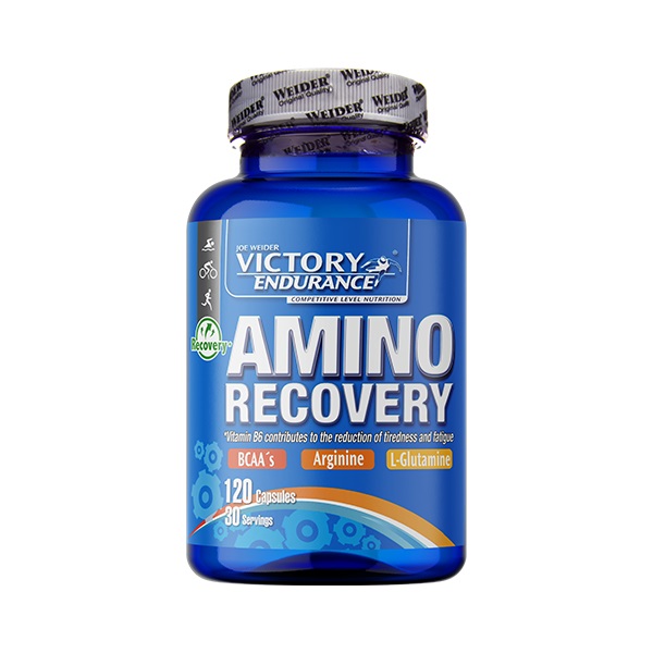 Weider Victory Endurance Amino Recovery - 120 Capsule con BCAA, L-arginina, L-glutammina e Vitamina B6 per il Recupero Muscolare