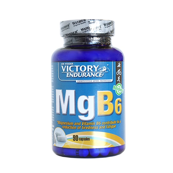 Weider Victory Endurance MgB6 - Integratore Alimentare con Magnesio e Vitamina B6, 90 Capsule