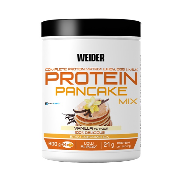 Weider Protein Pancake Mix 600g - Polvere per Frittelle al Sapore di Vaniglia con Farina d'Avena e Proteine
