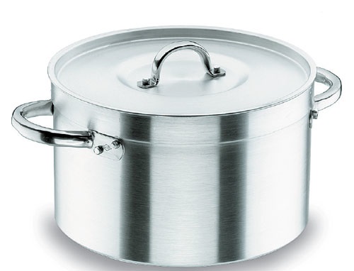 LACOR Pentola Stewpot 32 cm in Alluminio con Coperchio e Manici Fissi, Capienza 15 L