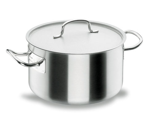 Lacor Pentola Universale in Acciaio Inox 18/10, 20 cm, 4 litri, Igienica e Risparmiosa