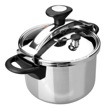 Lacor 71874 pentola a pressione per piano cottura 4 L Acciaio inox