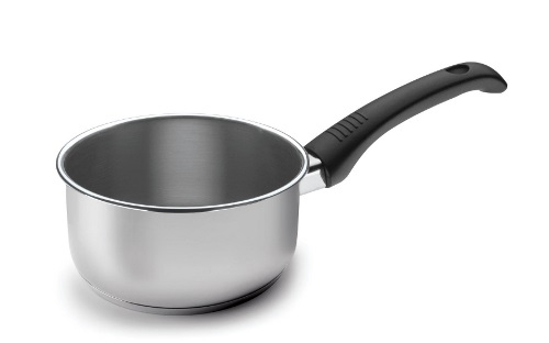 Lacor Pentolino dritto 20 cm in acciaio inox con triplo fondo e manico ergonomico